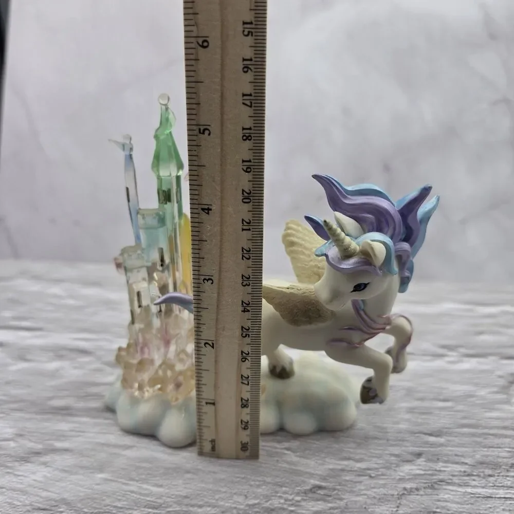 Hamilton Collection Rainbow Dreams Castles In The Sky Unicorn Pegasus 2001